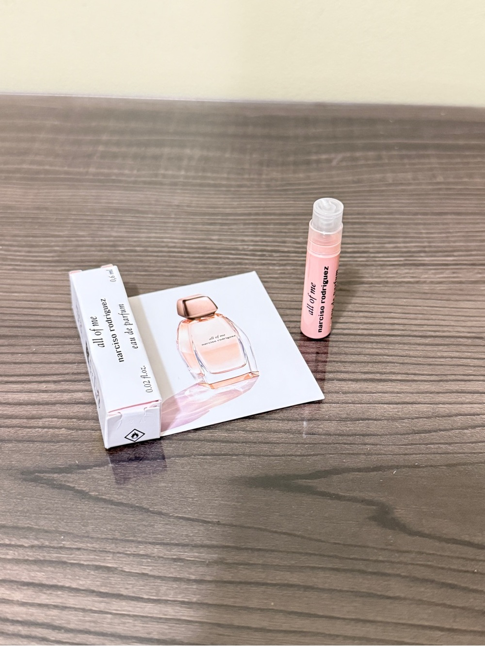 Narciso Rodriguez All of Me EDP sample 0.6ml